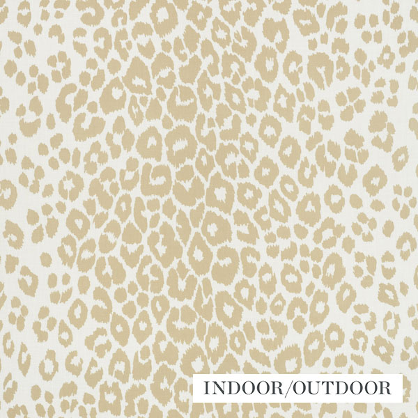 Iconic Leopard Indoor/Outdoor - Linen Fabrics | Schumacher